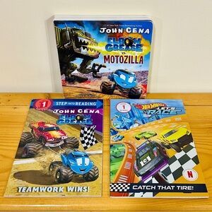 Monster Truck & Hot Wheels Book Set
